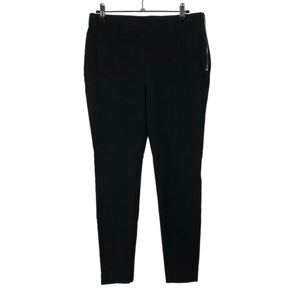 Ann Taylor Black The Side Zip Skinny Dress Pant 4 - Picture 1 of 3